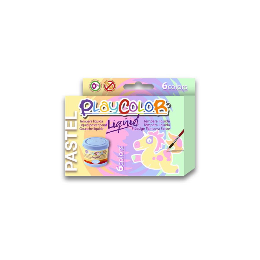 7319-Playcolor Liquid Pintura para carteles 40 ml 6 pieza(s)