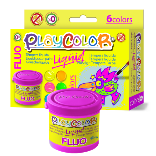 7329-Playcolor Liquid Pintura para carteles 40 ml 6 pieza(s)