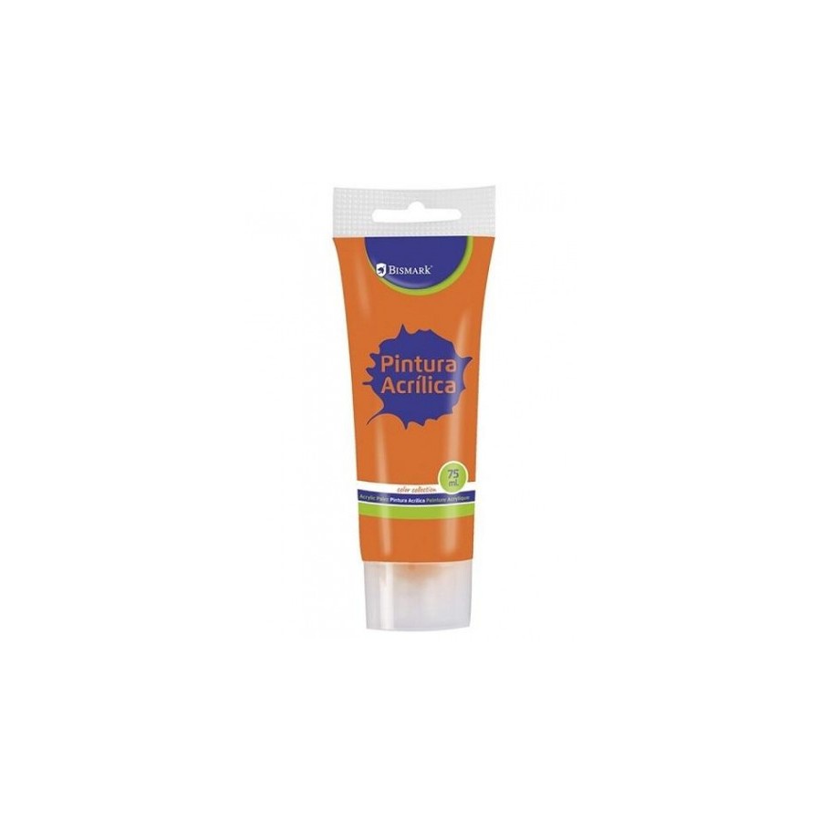 7335-BOTE PINTURA ACRILICA 75 ML NARANJA BISMARK 328522