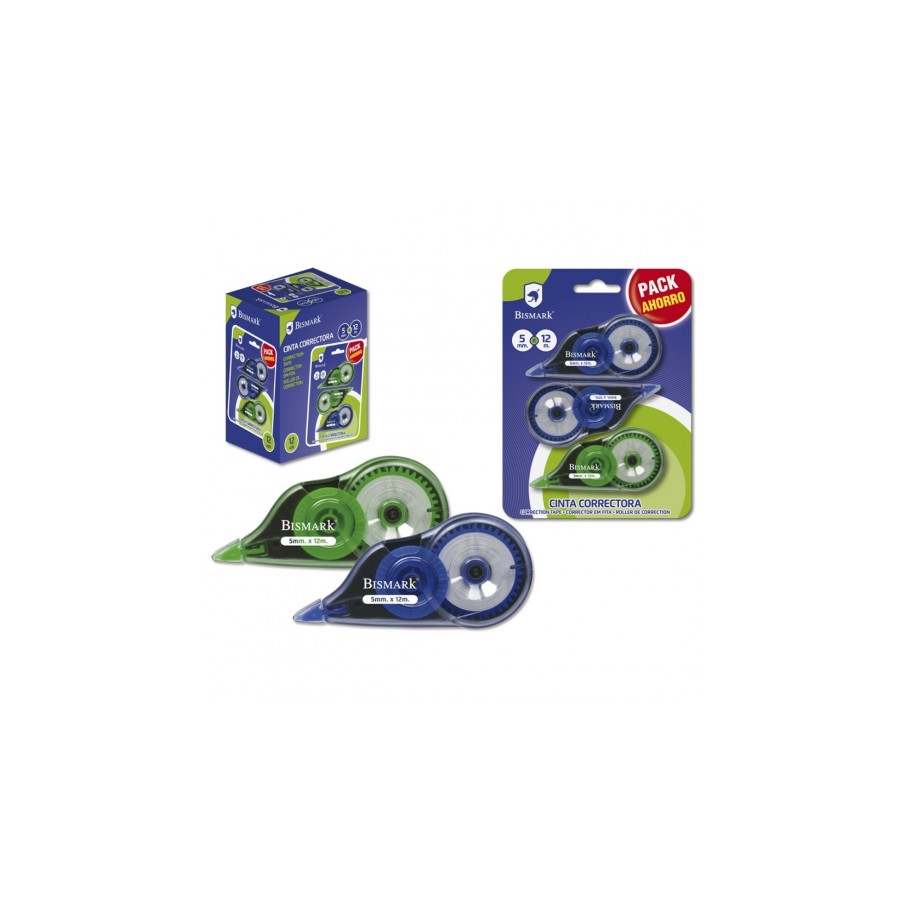 7379-Bismark 328210 correccion de peliculo/cinta 12 m Multicolor 3 pieza(s)