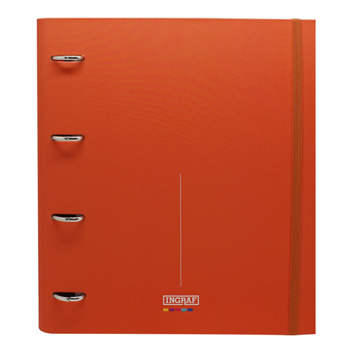 7385-Ingraf 350762 carpeta de carton A4 Naranja