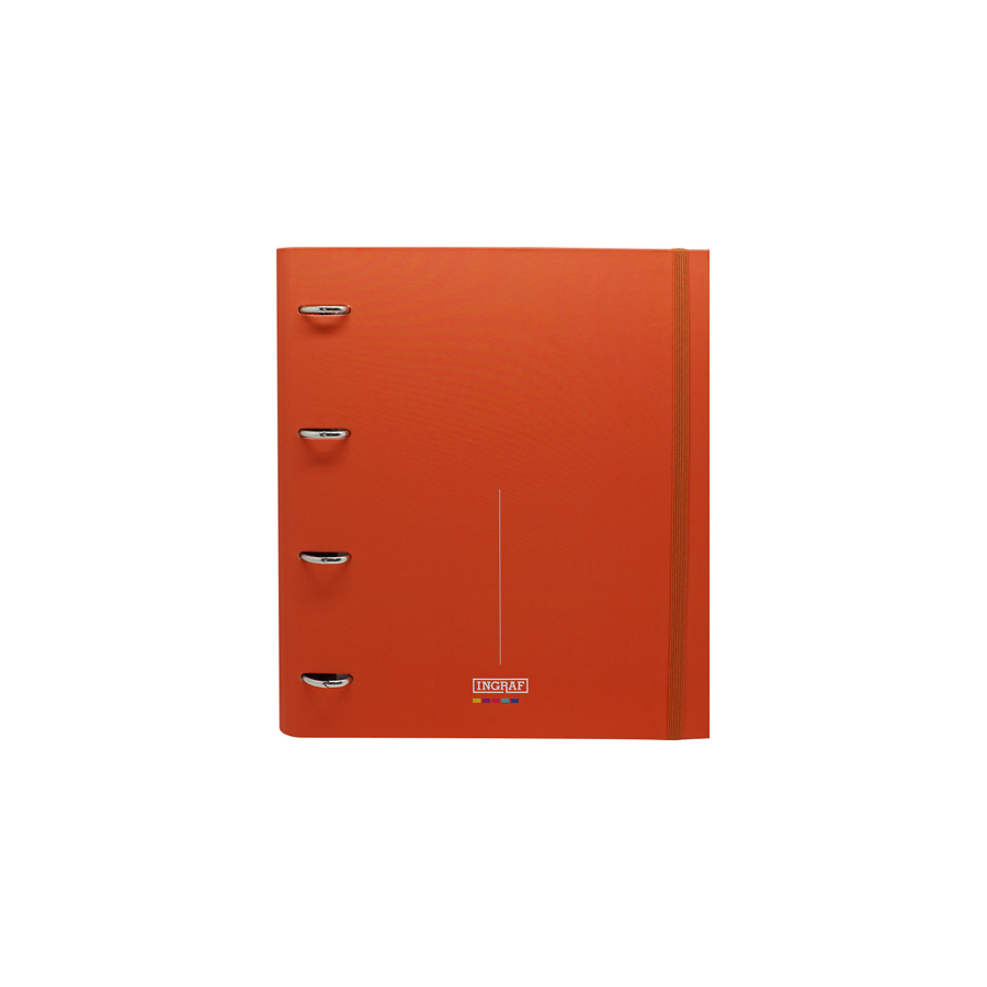7385-Ingraf 350762 carpeta de carton A4 Naranja
