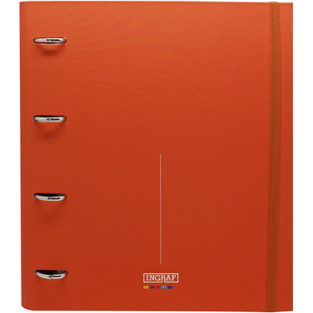 7385-Ingraf 350762 carpeta de carton A4 Naranja