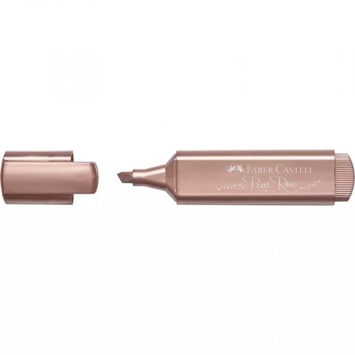 7523-MARCADOR TEXTLINER "METALICO". COLOR: ORO ROSA. FABER CASTELL 154626