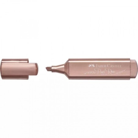 7523-MARCADOR TEXTLINER "METALICO". COLOR: ORO ROSA. FABER CASTELL 154626