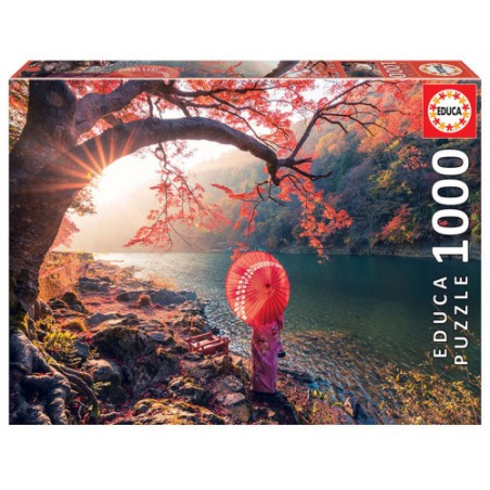 7596-Educa Sunrise In Katsuma River Puzzle rompecabezas 1000 pieza(s)