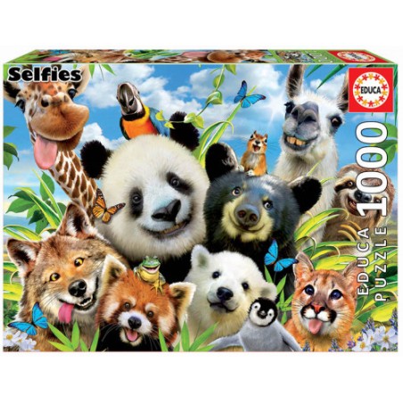 7599-Educa Llama Drama Selfie Puzzle rompecabezas 1000 pieza(s)