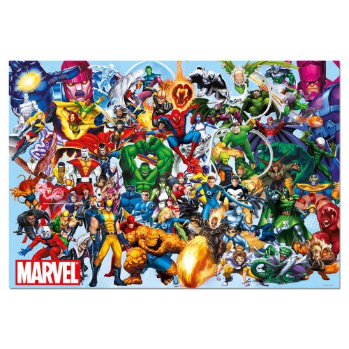 7602-PUZZLE 1000 PIEZAS LOS HEROES DE MARVEL EDUCA 15193