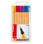 766-ESTUCHE 20 ROTULADORES PUNTA FINA 0,4MM. POINT 88 COLORES SURTIDOS STABILO 8820