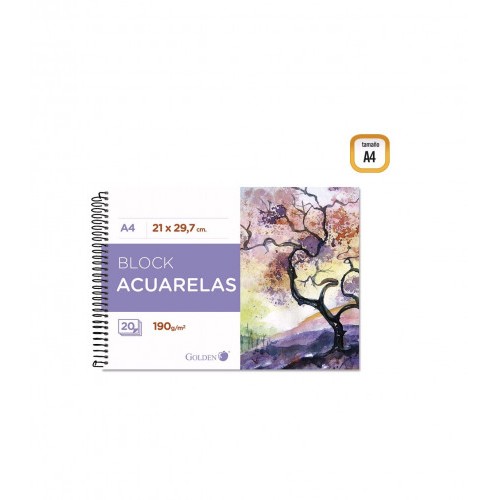 7705-CUADERNO DIBUJO A3 ACUARELAS 24 HJS. 190GMS. HSWC WONDER ART BY PRYSE 6230032