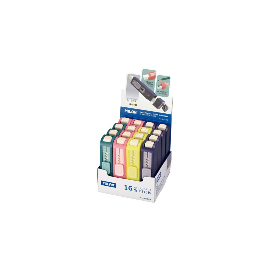 7715-Milan 4702116 Sacapuntas manual Multicolor