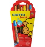 7731-ESTUCHE 6 LAPICES BE-BE SUPER + SACAPUNTAS. GIOTTO F46960000