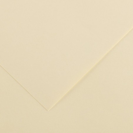 7750-PACK 25 HOJAS CARTULINA IRIS 50X65 185G CREMA CANSON C200040219