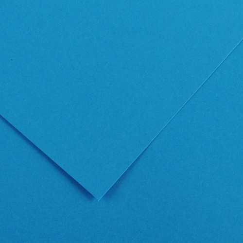 7755-PACK 25 HOJAS CARTULINA IRIS 50X65 185G AZUL MAR CANSON C200040234