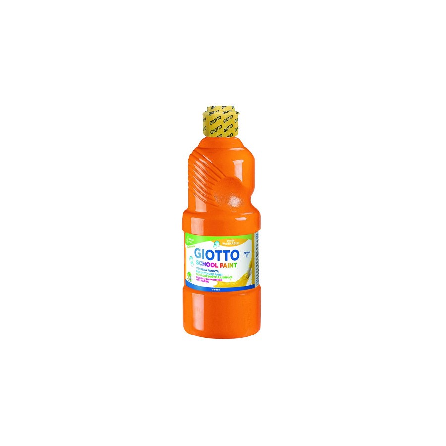 7787-Giotto F535305 tempera 500 ml Botella Naranja