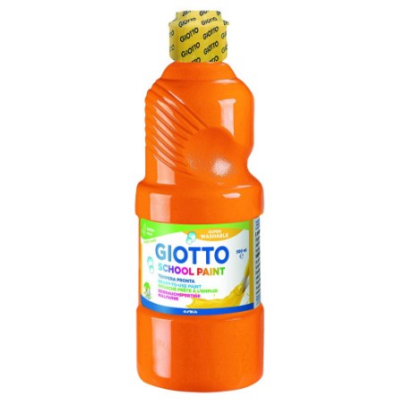 7787-Giotto F535305 tempera 500 ml Botella Naranja