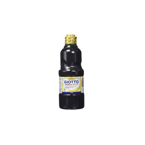 7789-Giotto F535324 tempera 500 ml Botella Negro