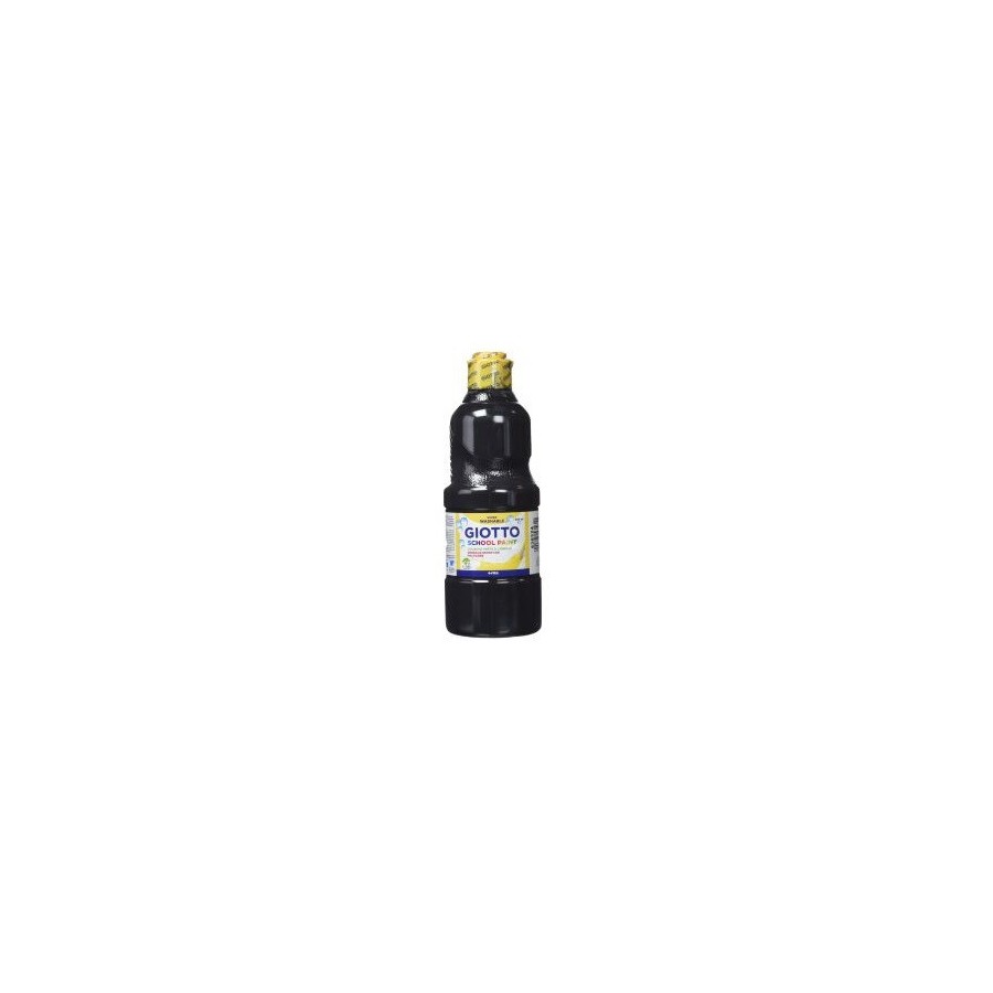 7789-Giotto F535324 tempera 500 ml Botella Negro