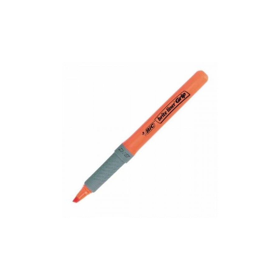 7795-MARCADOR FLUORESCENTE HIGHLIGHTER GRIP TRAZO 1,5-3,3MM. NARANJA BIC 811933