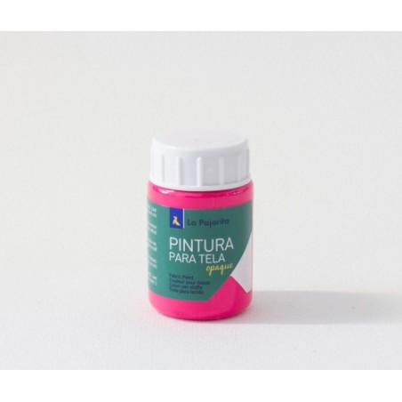 7843-La Pajarita Pintura tela opaca tof-03 rosa fluorescente