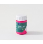 7843-La Pajarita Pintura tela opaca tof-03 rosa fluorescente