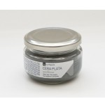 7848-La Pajarita Cera solida metalizada plata