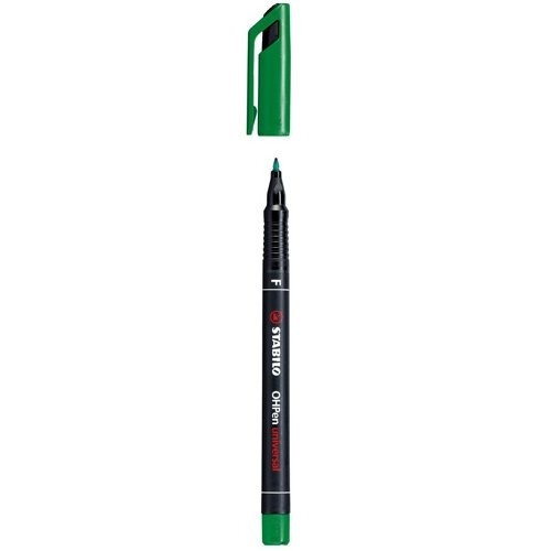 785-MARCADOR PERMANENTE PUNTA FINA OHPEN UNIVERSAL 0,7MM. VERDE STABILO 842/36