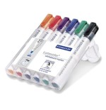 7865-ESTUCHE 6 PZAS LUMOCOLOR WHITEBOARD MARKER 351, SURT. STAEDTLER 351 WP6