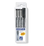 7878-ESTUCHE 3 CALIBRADOS PIGMENT LINER 308, + REGALO PORTAMINAS STAEDTLER 308 S1WP3