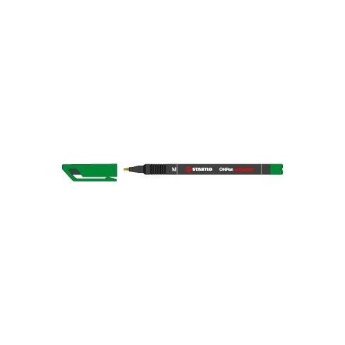 789-MARCADOR PERMANENTE PUNTA MEDIA OHPEN UNIVERSAL 1MM. VERDE STABILO 843/36