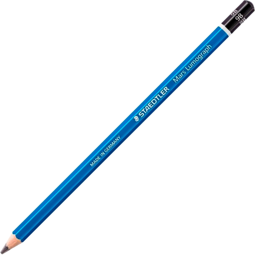 7899-LAPIZ GRAFITO MARS LUMOGRAPH 100, GRAD. 9B STAEDTLER 100-9B