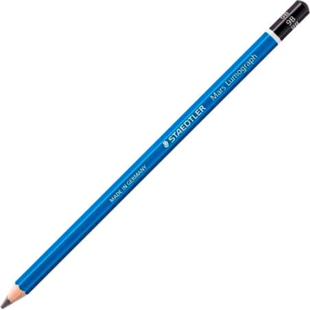 7899-LAPIZ GRAFITO MARS LUMOGRAPH 100, GRAD. 9B STAEDTLER 100-9B