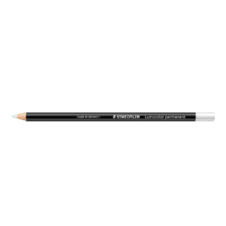7903-LAPIZ ESPECIAL LUMOCOLOR PERMANENT GLASOCHROM 108 20, BLANCO STAEDTLER 108 20-0