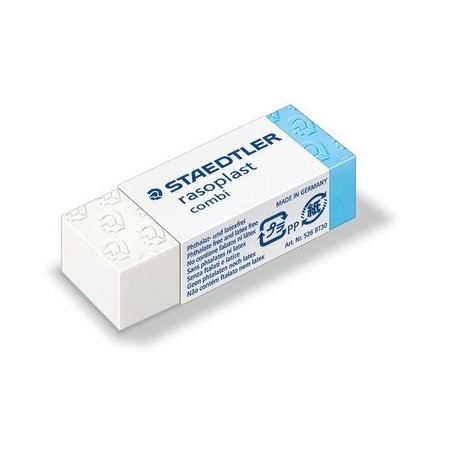 7933-GOMA DE BORRAR COMBI RASOPLAST  (42X19X13 MM) STAEDTLER 526 BT30