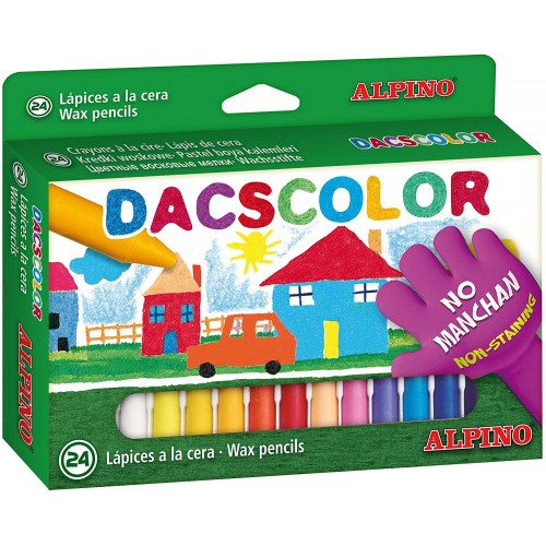 7961-ESTUCHE 24 CERAS DE COLORES DACSCOLOR DACS DC050295