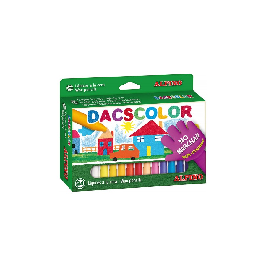 7961-ESTUCHE 24 CERAS DE COLORES DACSCOLOR DACS DC050295