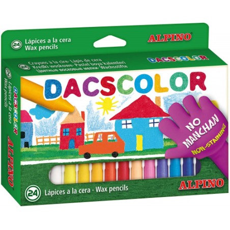 7961-ESTUCHE 24 CERAS DE COLORES DACSCOLOR DACS DC050295