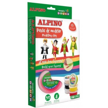 7968-Alpino DP000207 compuesto para ceramica y modelaje Arcilla de modelar 240 g Multicolor 1 pieza(s)