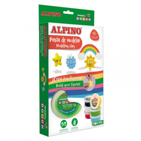 7969-Alpino DP000209 compuesto para ceramica y modelaje Arcilla de modelar 240 g Multicolor 1 pieza(s)