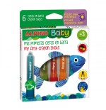 7975-ESTUCHE 6 CERAS EN BARRA BABY ALPINO PX002006