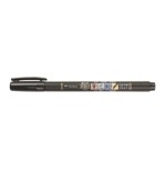 7989-ESTUCHE 6 ROTULADORES FUDENOSUKE BASE AGUA PUNTA ELASTICA DURA. COLORES NEON (1 U. X COLOR). TOMBOW WS-BH-6P