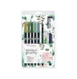 7992-KIT WATERCOLORING SET GREENERY (1X ABT-098,228,249,312, N52 WS-EFL01 MONO-100-H EN-DC WB-FN-1 P PALETA DE MEZCLAS I
