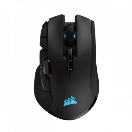 8-Corsair IRONCLAW RGB raton mano derecha RF Wireless+Bluetooth+USB Type-A Optico 18000 DPI