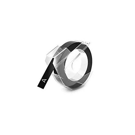 8030-CINTA DYMO EMBOSSER 3M X 9 MM NEGRO DYMO 520109