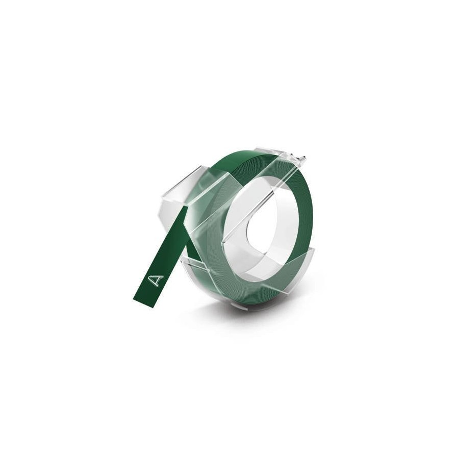 8032-CINTA DYMO EMBOSSER 3M X 9 MM VERDE DYMO 520105