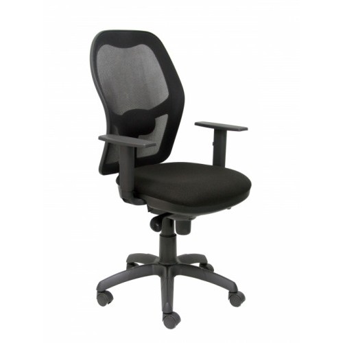 8060-SILLA JORQUERA MALLA NEGRA ASIENTO BALI NEGRO PIQUERAS Y CRESPO 15SNBALI840