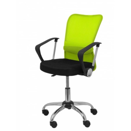 8062-SILLA INFANTIL CARDENETE RESPALDO MALLA VERDE ASIENTO NEGRO PIQUERAS Y CRESPO 238GVNE