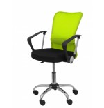 8062-SILLA INFANTIL CARDENETE RESPALDO MALLA VERDE ASIENTO NEGRO PIQUERAS Y CRESPO 238GVNE