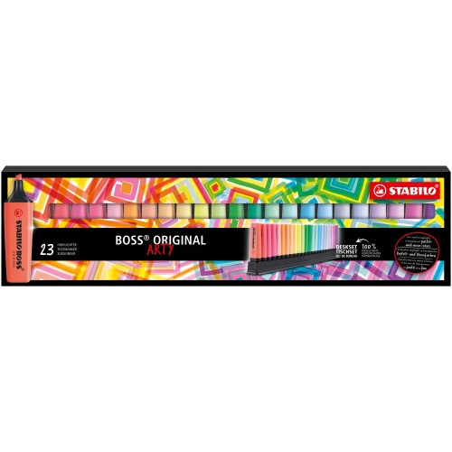 8098-ESTUCHE ARTY 23 BOSS COLORES SURTIDOS STABILO 7023-01-5-20
