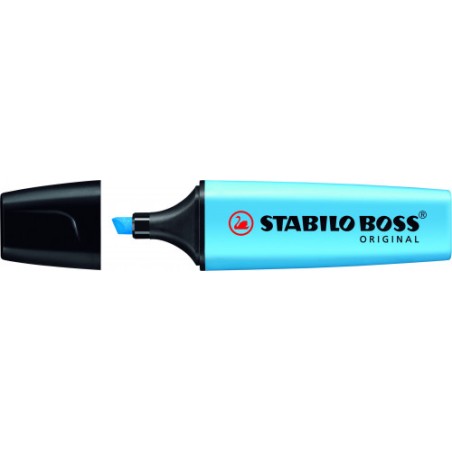 813-MARCADOR FLUORESCENTE BOSS ORIGINAL TRAZO 2/5MM. AZUL STABILO 70/31